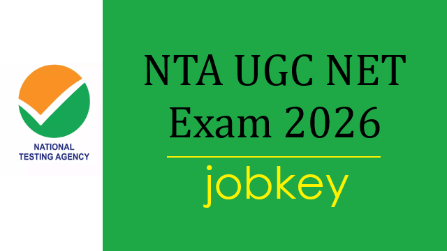 NTA UGC NET June 2026 Online Form-jobkey